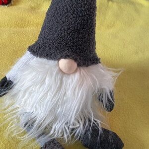 Gray and White Gnome Plush